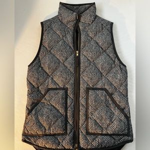 JCrew | houndstooth puffer vest
